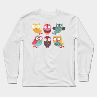 Happy owls Long Sleeve T-Shirt